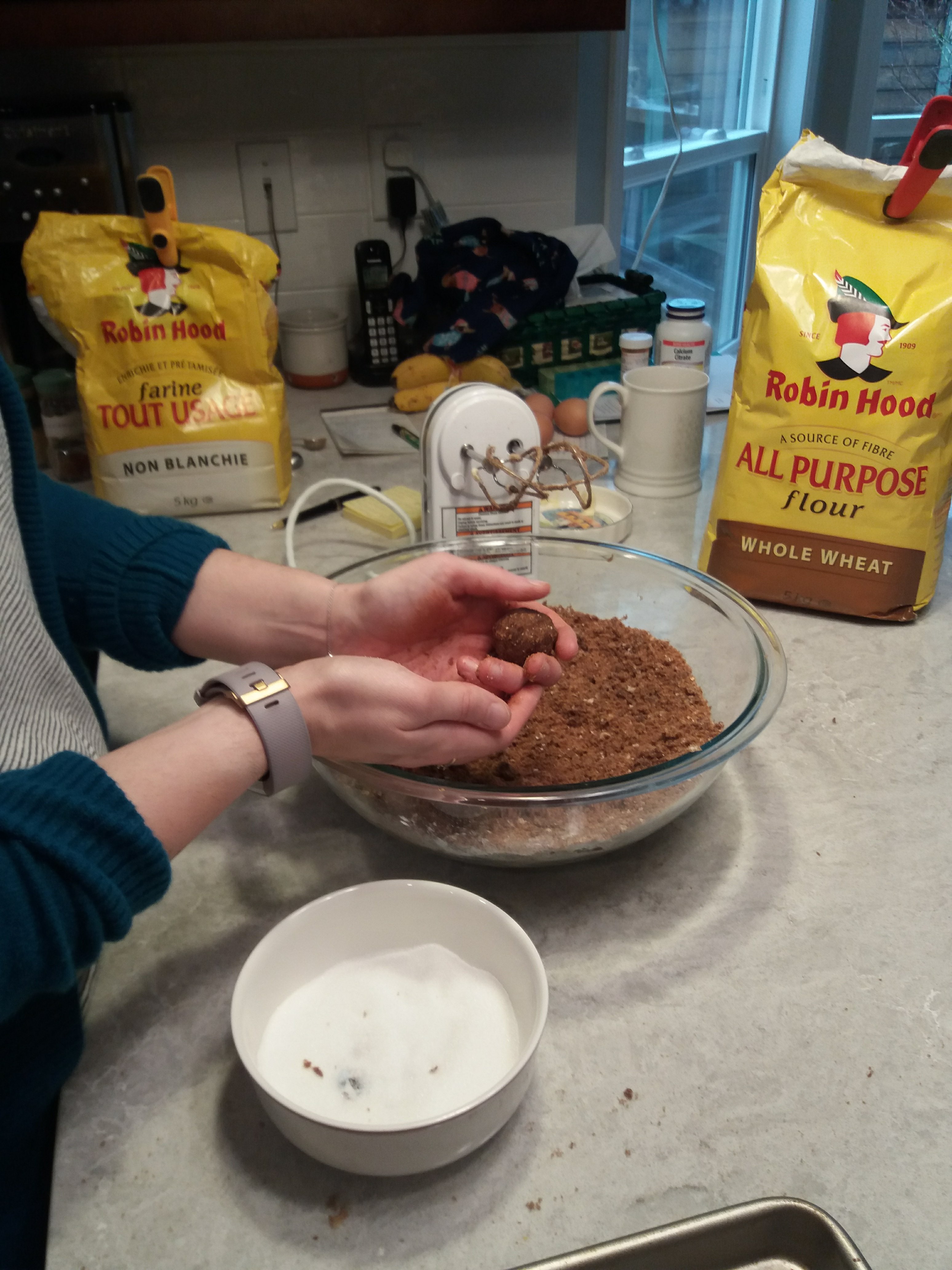making intense ginger cookies